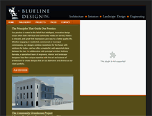 Tablet Screenshot of bluelinedesign.com